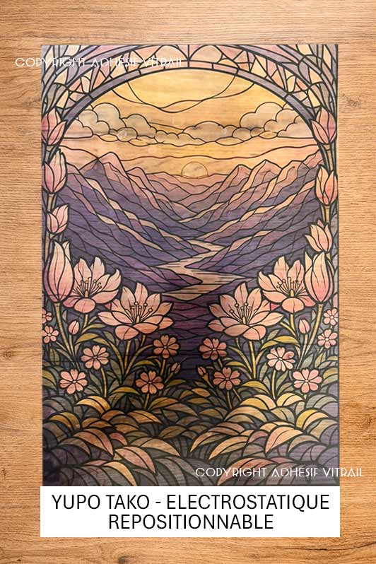 Adhesif Vitrail FLEUR 29