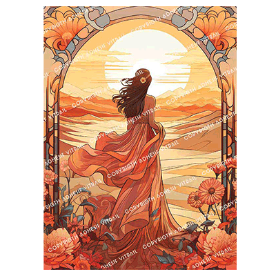 Adhesif Vitrail PERSONNAGE 1