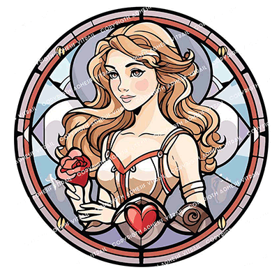 Adhesif Vitrail PERSONNAGE 11