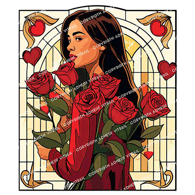 Adhesif Vitrail PERSONNAGE 5