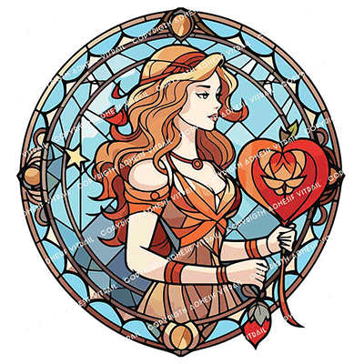 Adhesif Vitrail PERSONNAGE 9