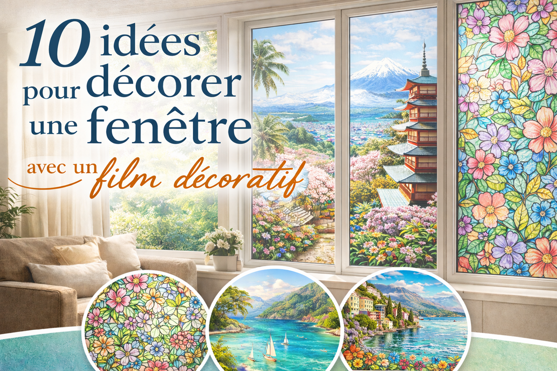 10 idées pour décorer une fenêtre avec un film décoratif
