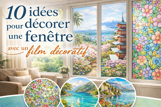 10 idées pour décorer une fenêtre avec un film décoratif