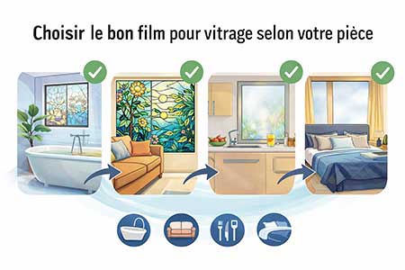 Choisir le bon film pour vitrage selon votre pièce