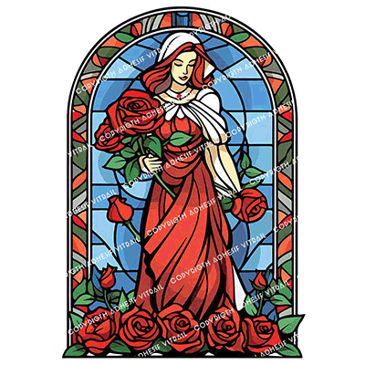 Adhésif vitrail autocollant - COLLECTION PERSONNAGE