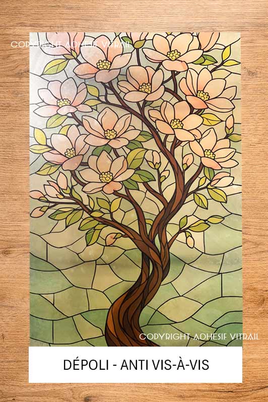 Adhesif Vitrail ARBRE 11