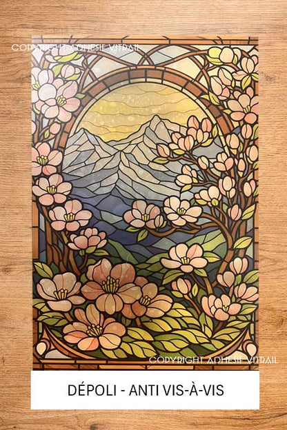 Adhesif Vitrail FLEUR 19