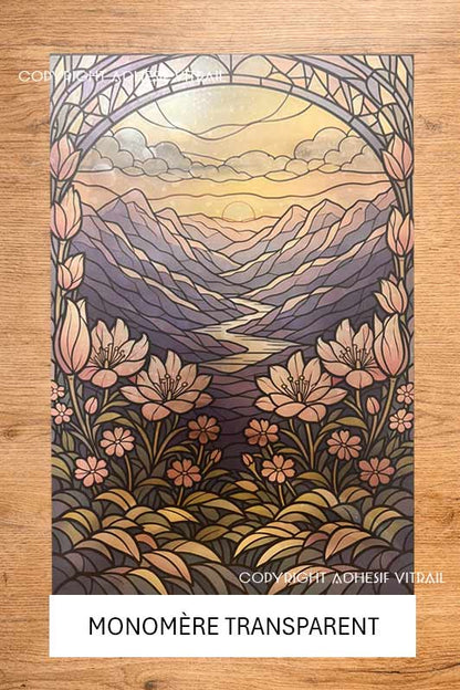 Adhesif Vitrail FLEUR 29