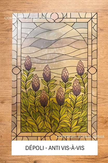 Adhesif Vitrail FLEUR 31