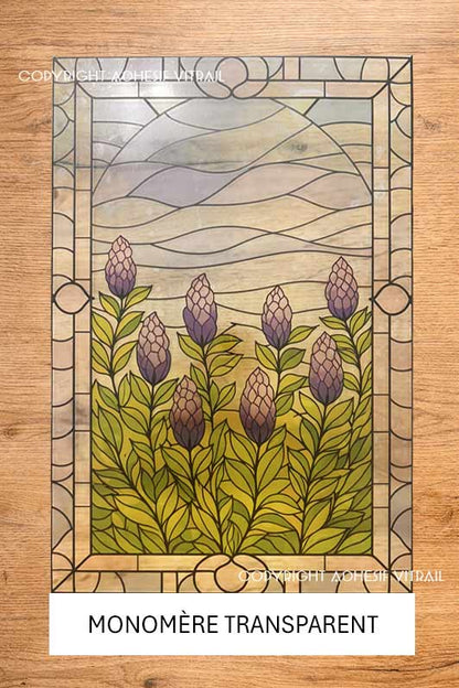 Adhesif Vitrail FLEUR 31