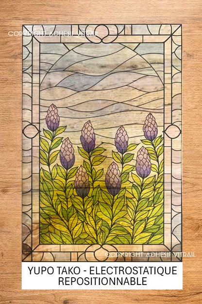 Adhesif Vitrail FLEUR 31