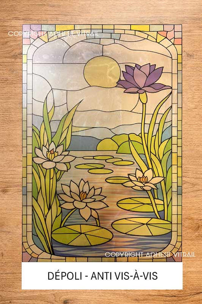 Adhesif Vitrail FLEUR 56