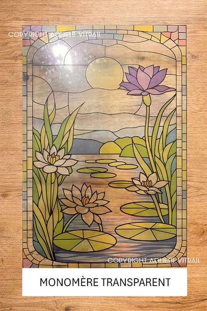 Adhesif Vitrail FLEUR 56