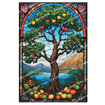 Adhesif Vitrail PAYSAGE 16