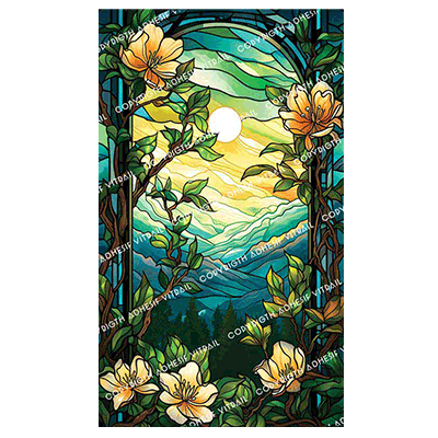 Adhesif Vitrail PAYSAGE 8