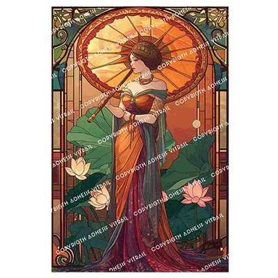 Adhesif Vitrail PERSONNAGE 3