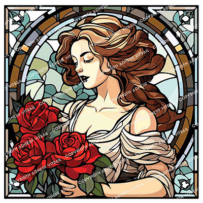 Adhesif Vitrail PERSONNAGE 6