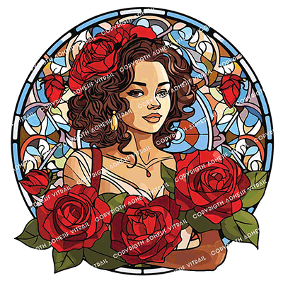 Adhesif Vitrail PERSONNAGE 7